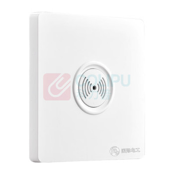 国际电工 智能感应延时声光控开关面板 白色-200W-二线声光控开关 86型