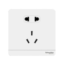 施耐德电气 Schneider Electric 10A五孔插座 E83426_10US_WE 86*86 新国标