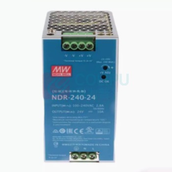 明纬 开关电源 NDR-240-24 AC220/DCC24/10A/240W (本色)