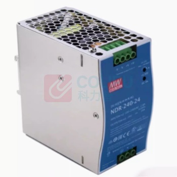 明纬 开关电源 NDR-240-24 AC220/DCC24/10A/240W (本色)