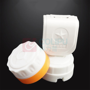 信达 拉绳开关手动拉线墙壁开关手拉开关单个 直径6cm 高3cm 功率6A 250V 白黄款 