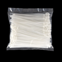 罗德力 尼龙扎带塑料自锁式绑带 白色 3*100 (实宽1.8)1000条