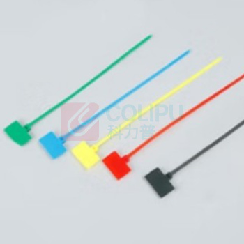 飞尔 尼龙新料 绿色+红色+黑色+黄色+蓝色 吊牌扎带 1×10×100mm 100根/包