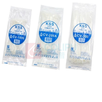 KSS 扎带 CV-250 (宽4.8*长250mm)100根/包 (白色)