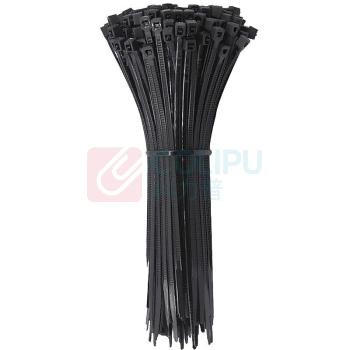 秋森 尼龙扎带 10×400mm 秋森 QIUTION尼龙扎带 塑料绑带 捆扎带 束线扎线带 黑色 国标 (黑色)