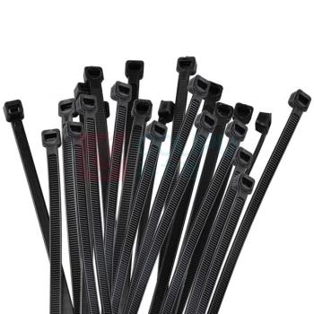秋森 尼龙扎带 10×400mm 秋森 QIUTION尼龙扎带 塑料绑带 捆扎带 束线扎线带 黑色 国标 (黑色)