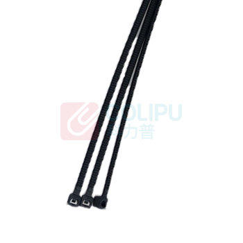 罗德力 自锁式尼龙束线带 4*250mm 100条 (黑色)