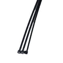 罗德力 自锁式尼龙束线带 4*250mm 100条 (黑色)
