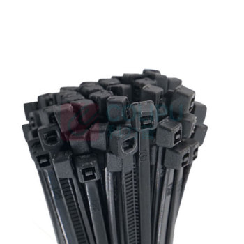 罗德力 自锁式尼龙束线带 4*250mm 100条 (黑色)