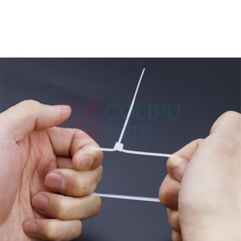 汇君 HJUN 尼龙扎带自锁式塑料卡扣固定强扎线带捆扎带 长200*宽2.8mm zd-4200-500 (白色) 500根/包