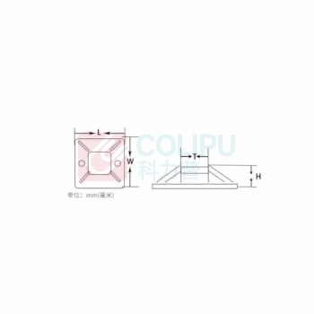 飞尔 吸盘塑料定位片 25×25mm 绿胶+2.8×200mm
