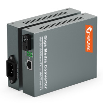 netLINK 光纤收发器 HTB-GM-03/AB-2KM 传输速率:千兆 接口类型:1光1电 类型:多模单纤