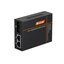 netLINK 光纤收发器 HTB-1100S/2FE-25KM 传输速率:百兆 接口类型:1光2电 类型:单模双纤