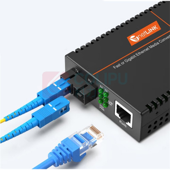 netLINK 光纤收发器 HTB-GS-03/M 输速率:千兆 接口类型:1光1电 类型:多模双纤