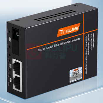 netLINK 光纤收发器 HTB-3100A/2FE-25KM 传输速率:百兆 接口类型:1光2电 类型:单模单纤