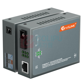 netLINK 光纤收发器 HTB-1100S-25A/B-S 传输速率:百兆 接口类型:1光1电 类型:单模单纤