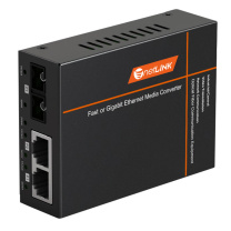netLINK 光纤收发器 HTB-1100/2FE-2KM 传输速率:百兆 接口类型:1光2电 类型:多模双纤