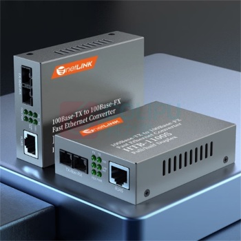 netLINK 光纤收发器 HTB-1100S-25KM 百兆单模双纤