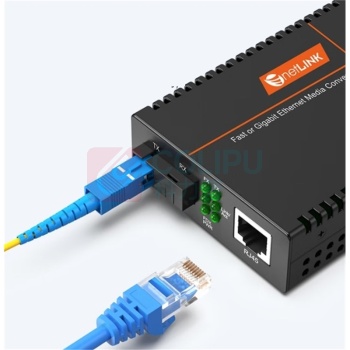 netLINK 光纤收发器 HTB-3100AB-25KM 百兆 1光1电 单模单纤