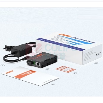 netLINK 光纤收发器 HTB-3100AB-25KM 百兆 1光1电 单模单纤