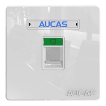 奥卡斯 网络模块面板 ACFP22 接口类型:RJ45 材质:PC 颜色:红色