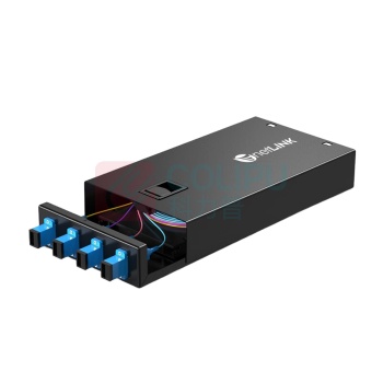 netLINK 光纤终端盒 HTF-4SC-SM 接口数量:4口 接口模式:SC 高度:34mm