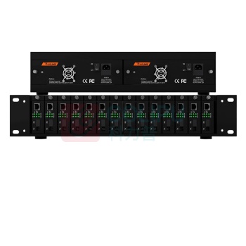 netLINK 光纤收发器机 架 HTB-14AC/D 规格:488×230×90mm 颜色:黑色