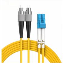netLINK 光纤尾纤 双工 带防尘帽 LC阳 单模×2芯×3m FC圆头 -LC方头尾纤 L=3m