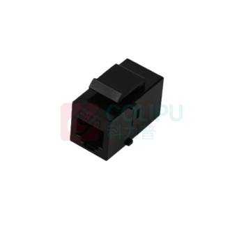 OEM 转换头接口 超五类直通模块(短款) RJ-4 2个