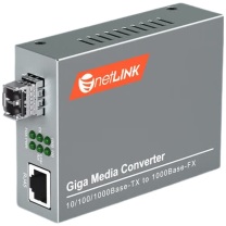 netLINK 千兆多模双纤光纤收发器 HTB-GM-03/SFP SFP光电转换器 LC接口