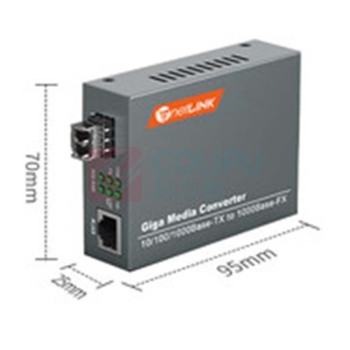 netLINK 千兆多模双纤光纤收发器 HTB-GM-03/SFP SFP光电转换器 LC接口