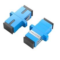 山泽 SAMZHE 光纤适配器 GSS-11 工程电信级SC-SC单工 光纤跳线延长对接头耦合器法兰盘
