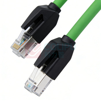 优企 超6类 高柔双屏蔽网线 HT26320-16 5m (绿色)
