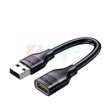 迅爵 数据线 XJ-5m 5米 (黑色) USB2.0延长线公对母高速传输数据连接线