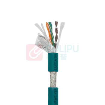 丰应子 高柔相机工业网络连接线 M12转RJ45航空插头 8芯X型编码公头20米 FYZ-GW97D /