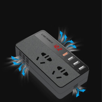 智汇 车载逆变器12/24v转220v CP562022-0011 点烟口+PD快充【小车专用200瓦功率】