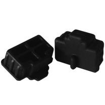 索厉 Suoli rj45网口防尘塞 可拆卸网口防尘塞 wk10 硅胶材质 (黑色) 10个