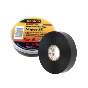 3M 绝缘胶带 特优型 Super88 19mm*20m*0.22mm (黑色)