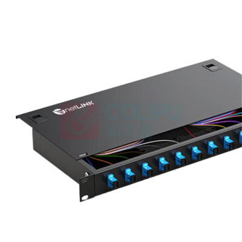 netLINK 光纤终端盒 HTF-12SC-MM 接口数量:12口 接口模式:SC 高度:44mm