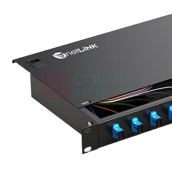 netLINK 光缆终端盒 HTF-24SC-SM 接口类型:SC 材质:钢 规格:425×200×44mm (黑色)