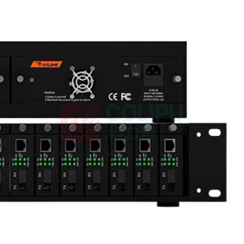 netLINK 光纤收发器机架 HTB-14AC 规格:488×230×90mm (黑色)