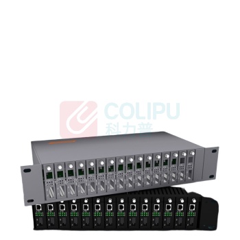 netLINK 光纤收发器机架 HTB-16AC/D 规格:488×230×90mm (黑色)
