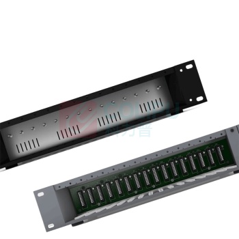netLINK 光纤收发器机架 HTB-16AC/D 规格:488×230×90mm (黑色)