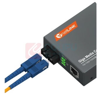 netLINK 光电转换器 HTB-GS-03 接口类型:SC;RJ45 规格:95×25×70mm (黑色)
