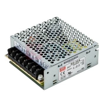 明纬 RD-50A 双路电源输出驱动器 5V6A 12V2A 单位:台