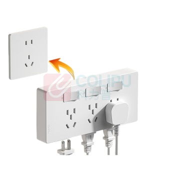 国际电工 多功能插座 左右通用21孔 分控 2500W 250V (白色)