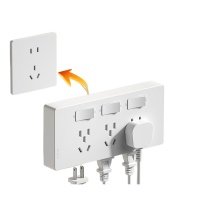 国际电工 多功能插座 左右通用21孔 分控 2500W 250V (白色)