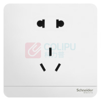施耐德 Schneider 电源插座 E83426_10US_WE_C1 其他:暗装 单位孔数:5孔;单相;2、3极 10支/套 安装孔距:60mm 尺寸:86×86mm 开关方式:非开关 插孔电流:10A 颜色:陶瓷白色 额定电压:250V