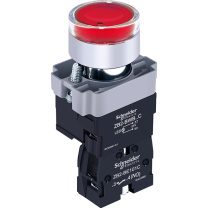 施耐德 Schneider 按钮开关 XB2BW36B1C 22mm金属 指示灯 AC/DC24V (红色)
