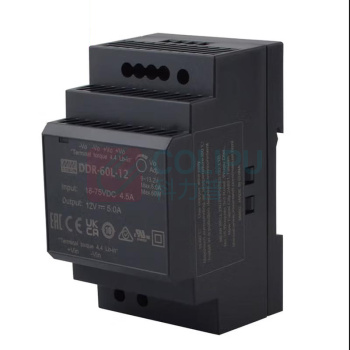 明纬 转换器 DDR-60L-12 18~75V转12V